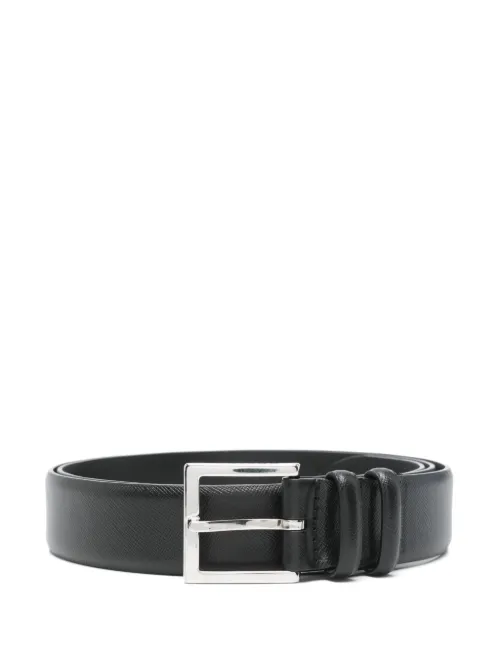 Orciani ceinture en cuir - Noir - Orciani - Modalova