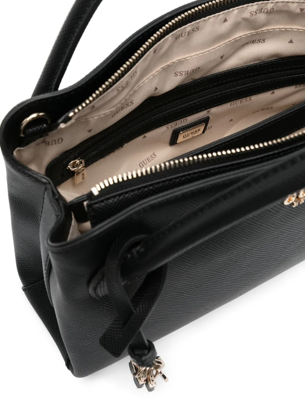 GUESS USA Shopper met logo Zwart