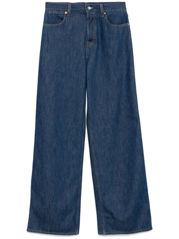 【関税&送料込】Gucci Wide-Leg Jeans In Denim Gucci wide-leg Jeans | Blue | FARFETCH