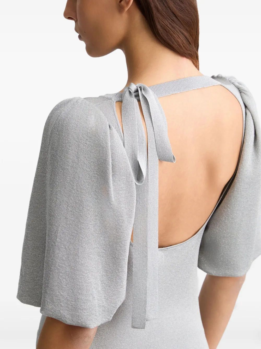 LIU JO Lurex top Zilver
