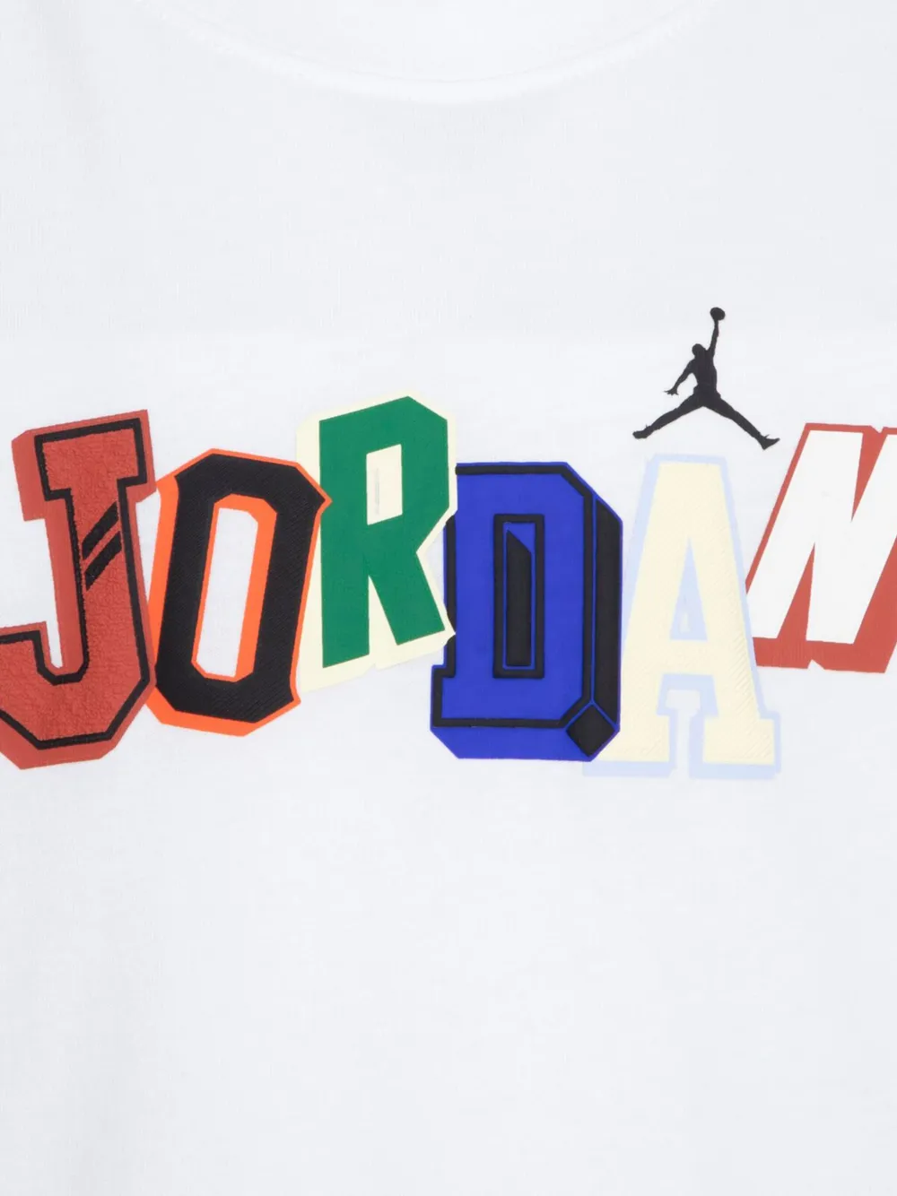 Jordan Kids T-shirt met logo Wit