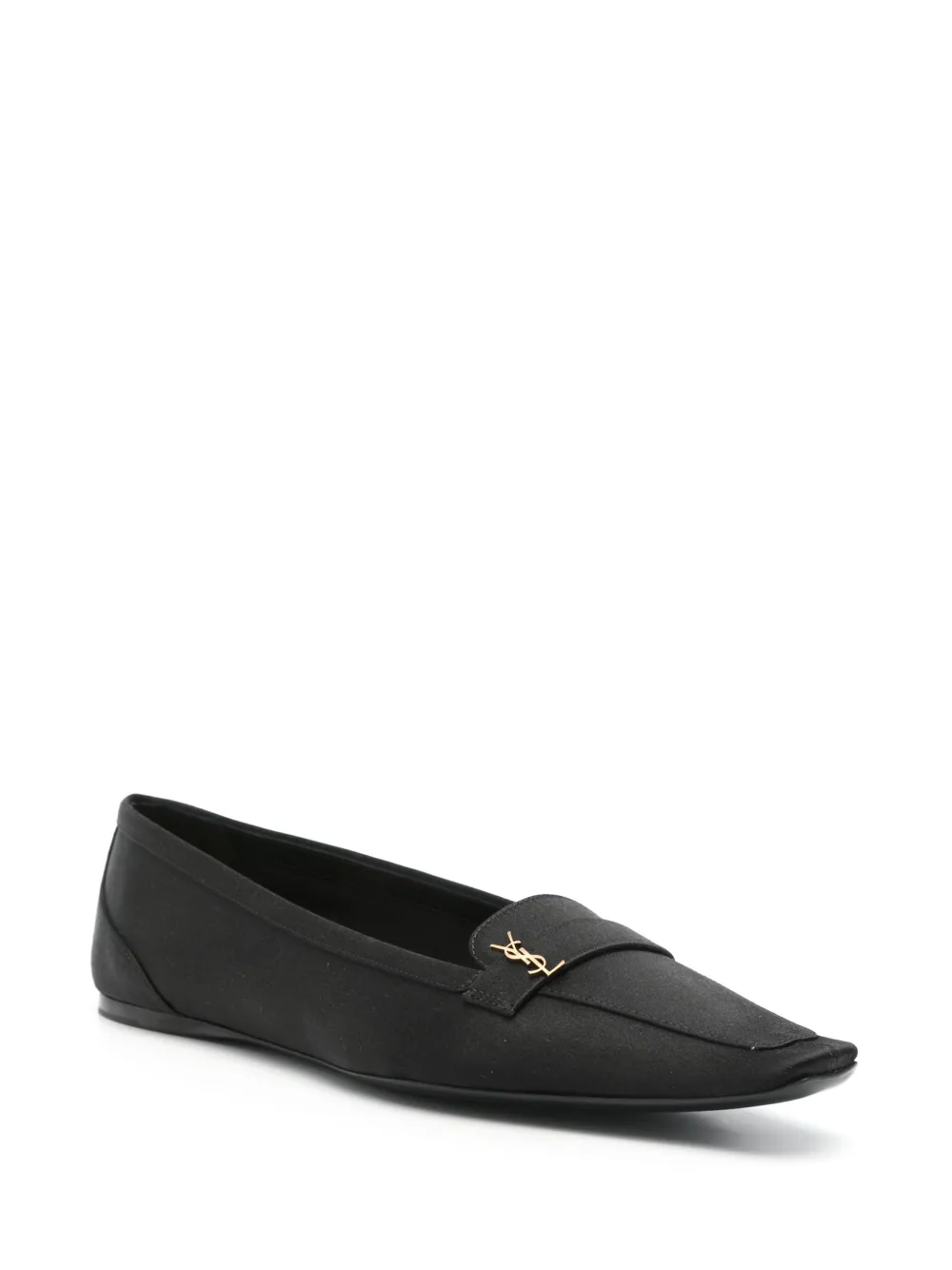 Saint Laurent Poppy ballerina's - Zwart