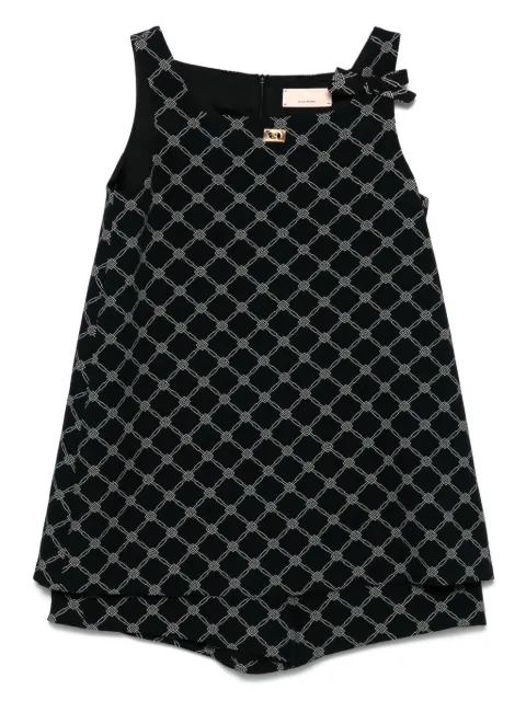Elisabetta Franchi La Mia Bambina logo-print playsuit