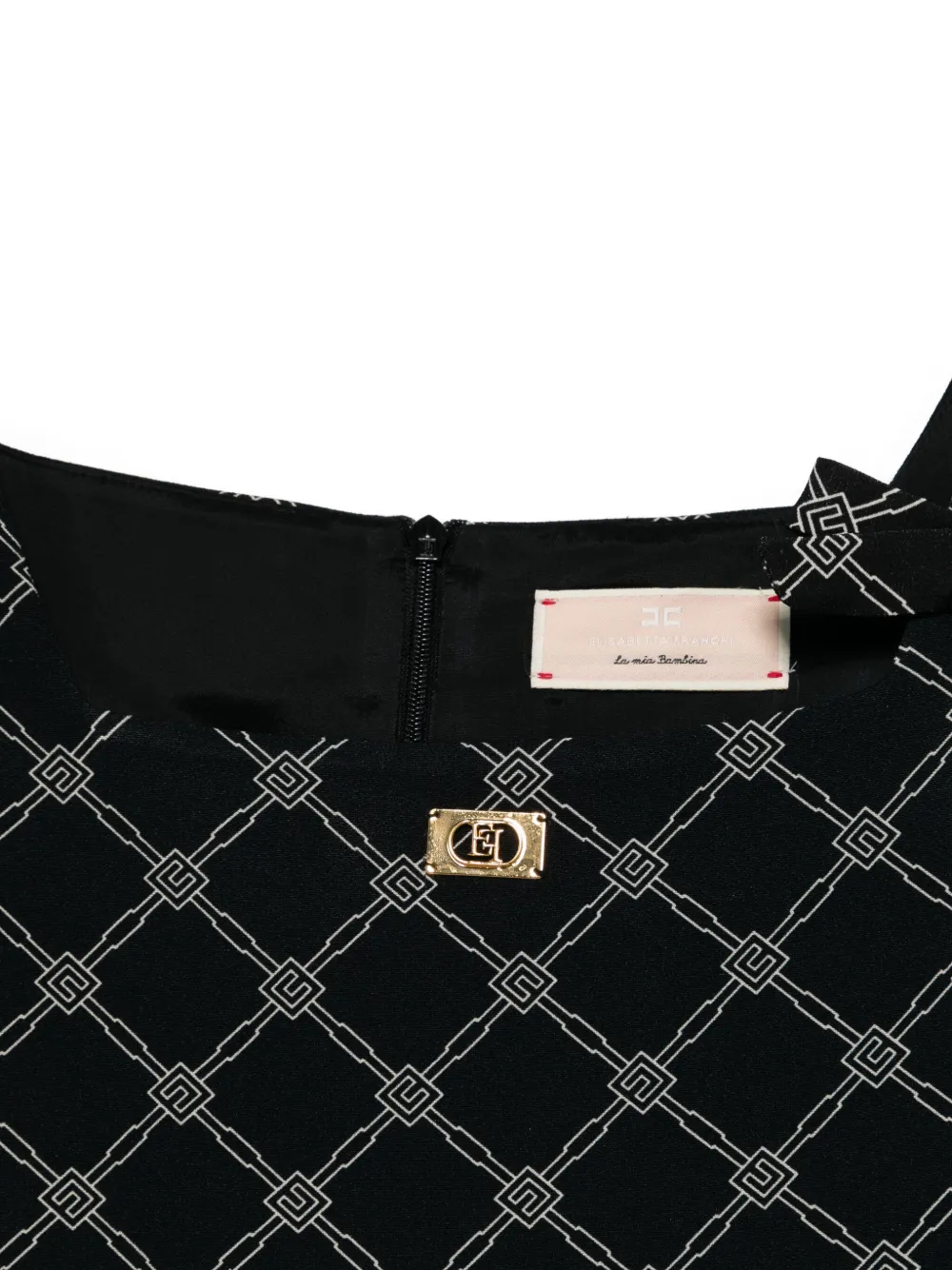 Elisabetta Franchi La Mia Bambina Playsuit mit Logo-Print | Playsuits & Jumpsuits | Image 3