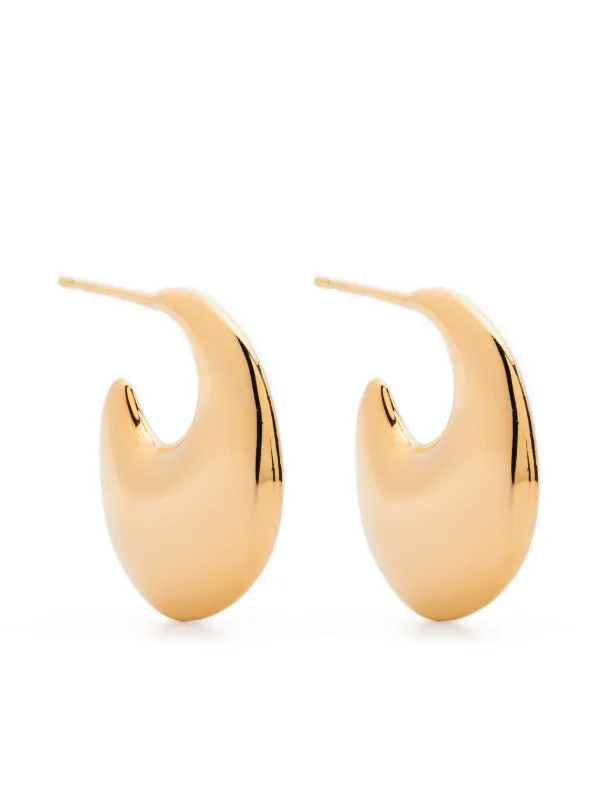 Saint Laurent ティアドロップ ピアス | ゴールドトーン | FARFETCH JP