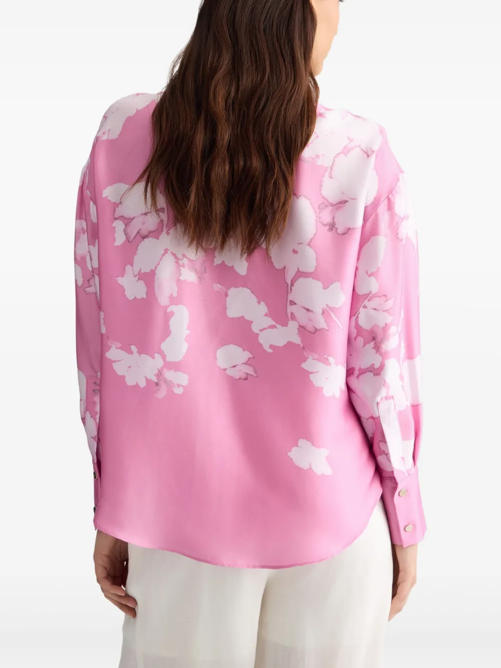 LIU JO Satijnen blouse Roze