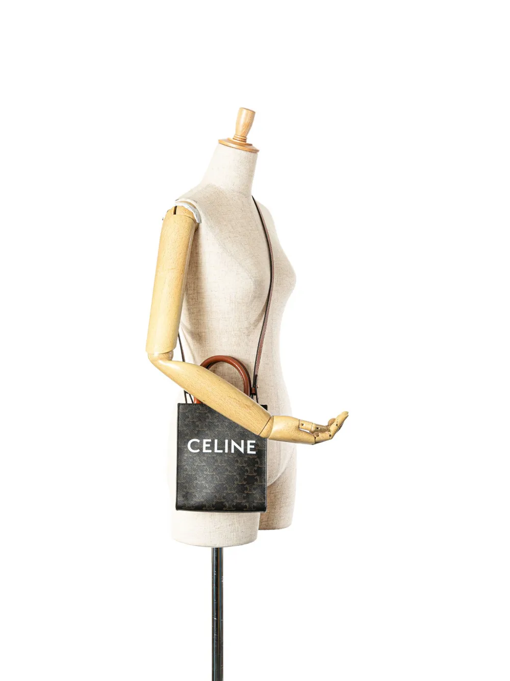 Céline Pre-Owned bolsa satchel Mini Triomphe Coated Canvas Vertical Cabas 2020 | Bolsas | Image 2