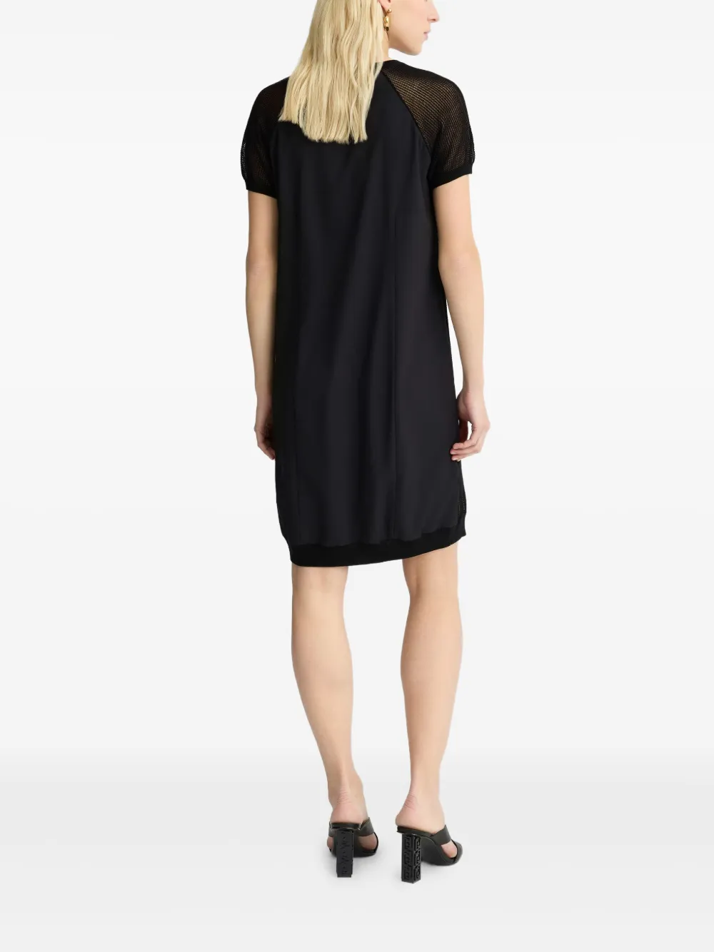 LIU •JO MESH-DETAIL DRESS