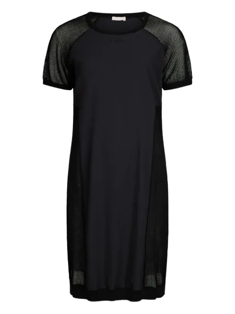LIU JO vestido con detalle de malla