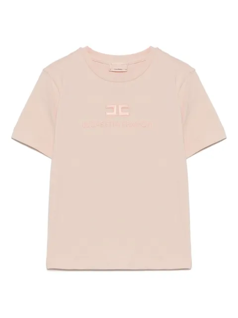 Elisabetta Franchi La Mia Bambina logo-embroidered T-shirt