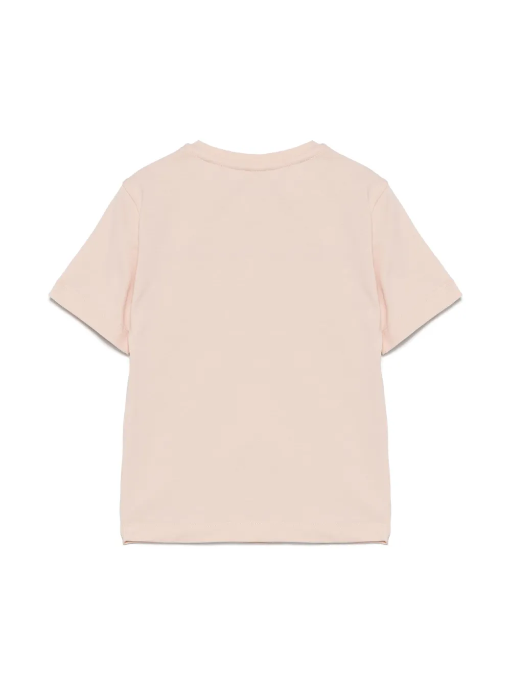 Elisabetta Franchi La Mia Bambina T-shirt met geborduurd logo - Roze