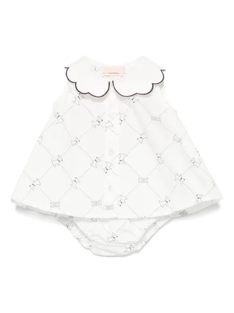 Elisabetta Franchi La Mia Bambina blusa con logo estampado