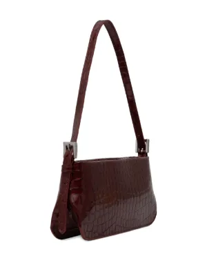 トートバッグ BY FAR Embellished Suede Dulce Shoulder Bag BY FAR Dulce Crystal Monogram Suede Shoulder Bag | Coggles