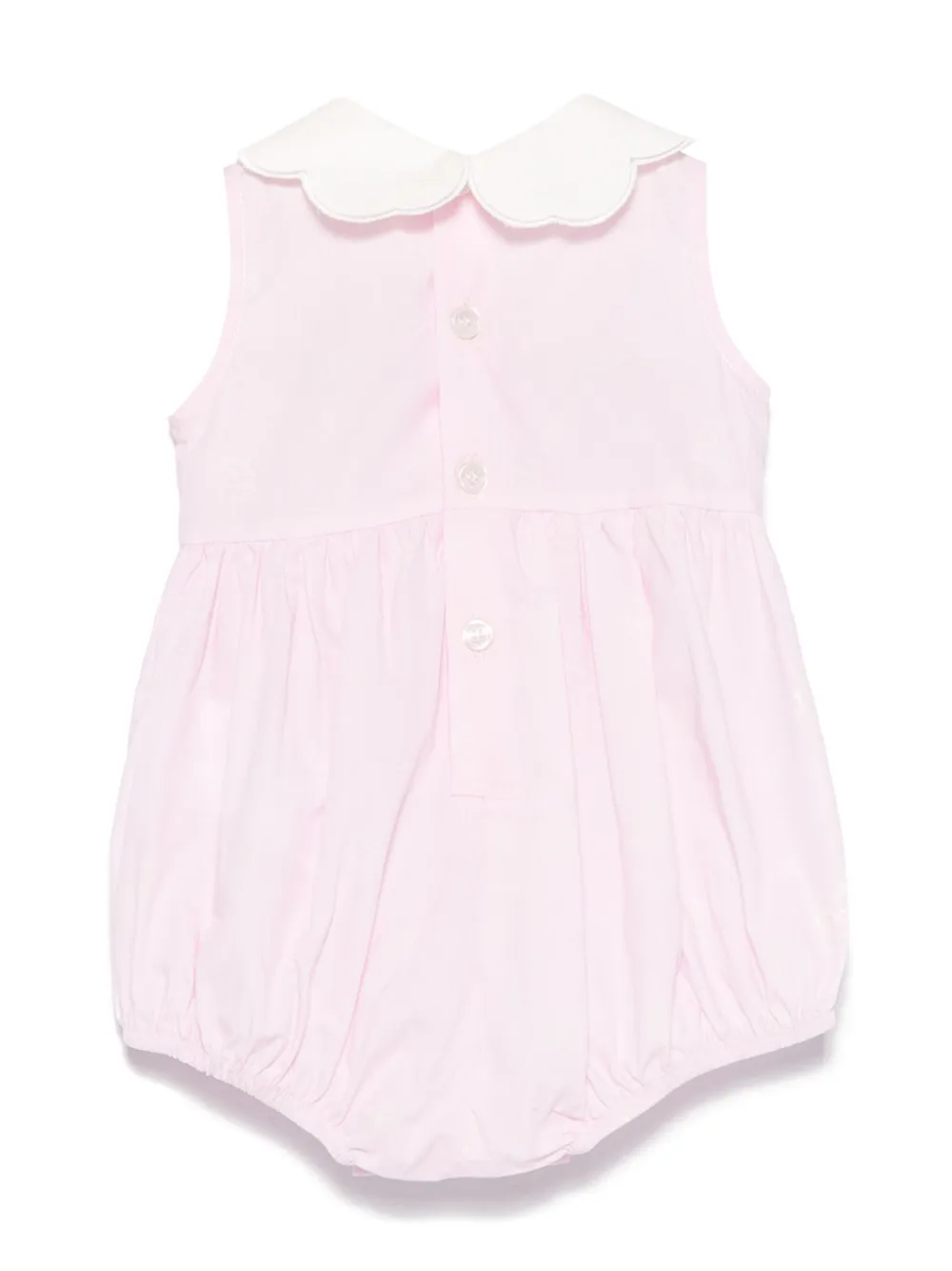 Elisabetta Franchi La Mia Bambina Romper met logoprint - Roze