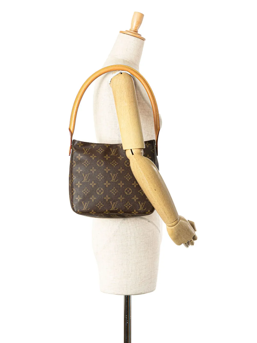 Louis Vuitton Pre-Owned 2001 Monogram Looping MM schoudertas - Bruin