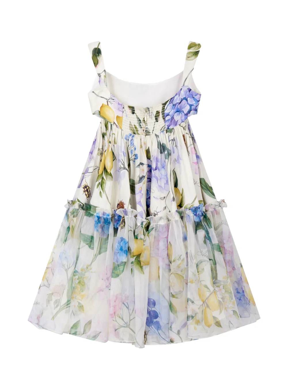 MAISON AVA floral-print dress - Beige