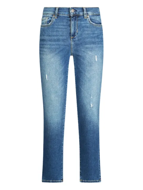 LIU JO rhinestone-embellished slim-cut jeans