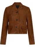 LIU JO suede jacket - Brown