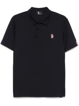 Ralph Lauren Purple Label Camisa Polo Com Logo Bordado | Preto