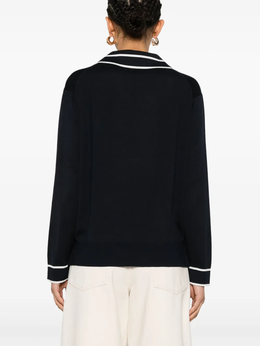 Gucci Polotop met -intarsia Blauw
