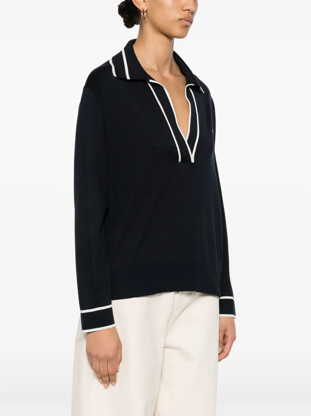 Gucci Polotop met -intarsia Blauw