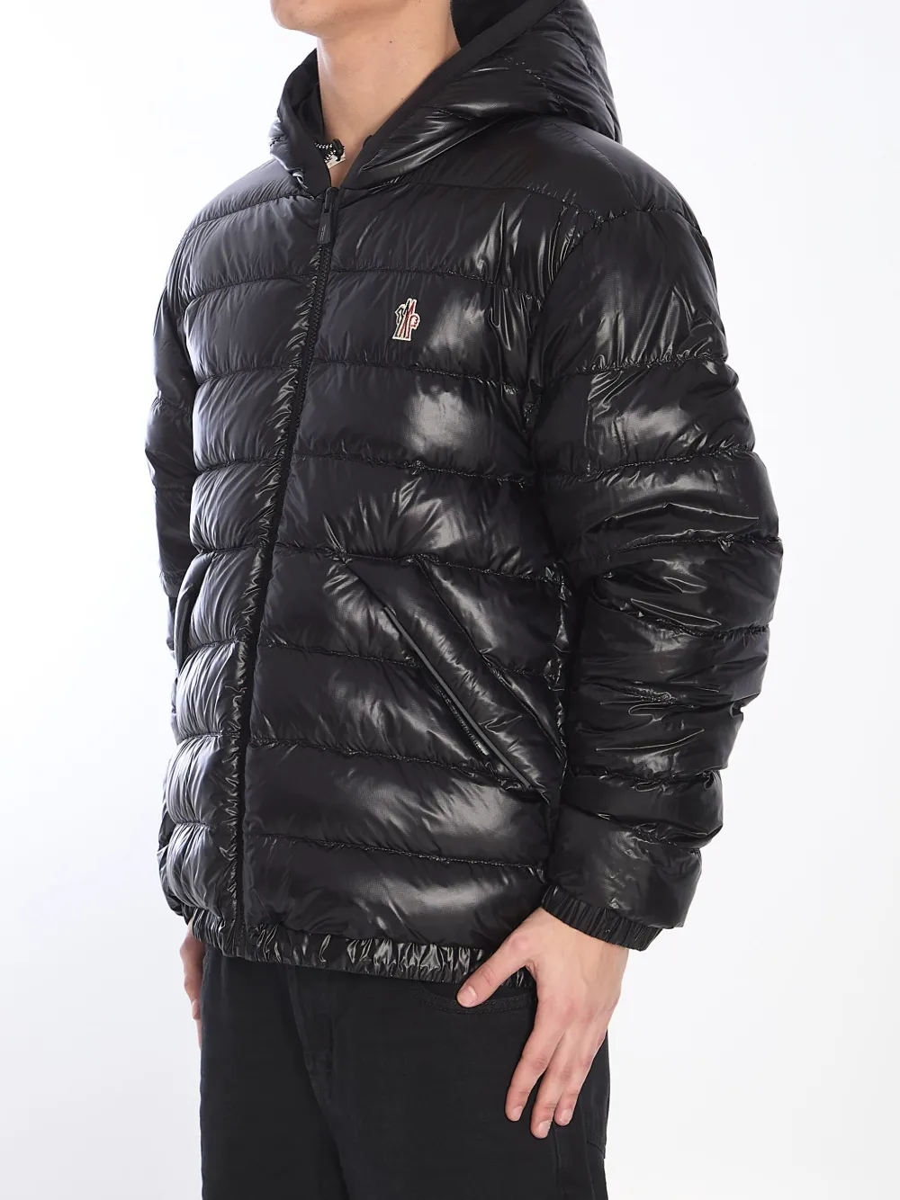 Shop Moncler Bergun Jacket In Black