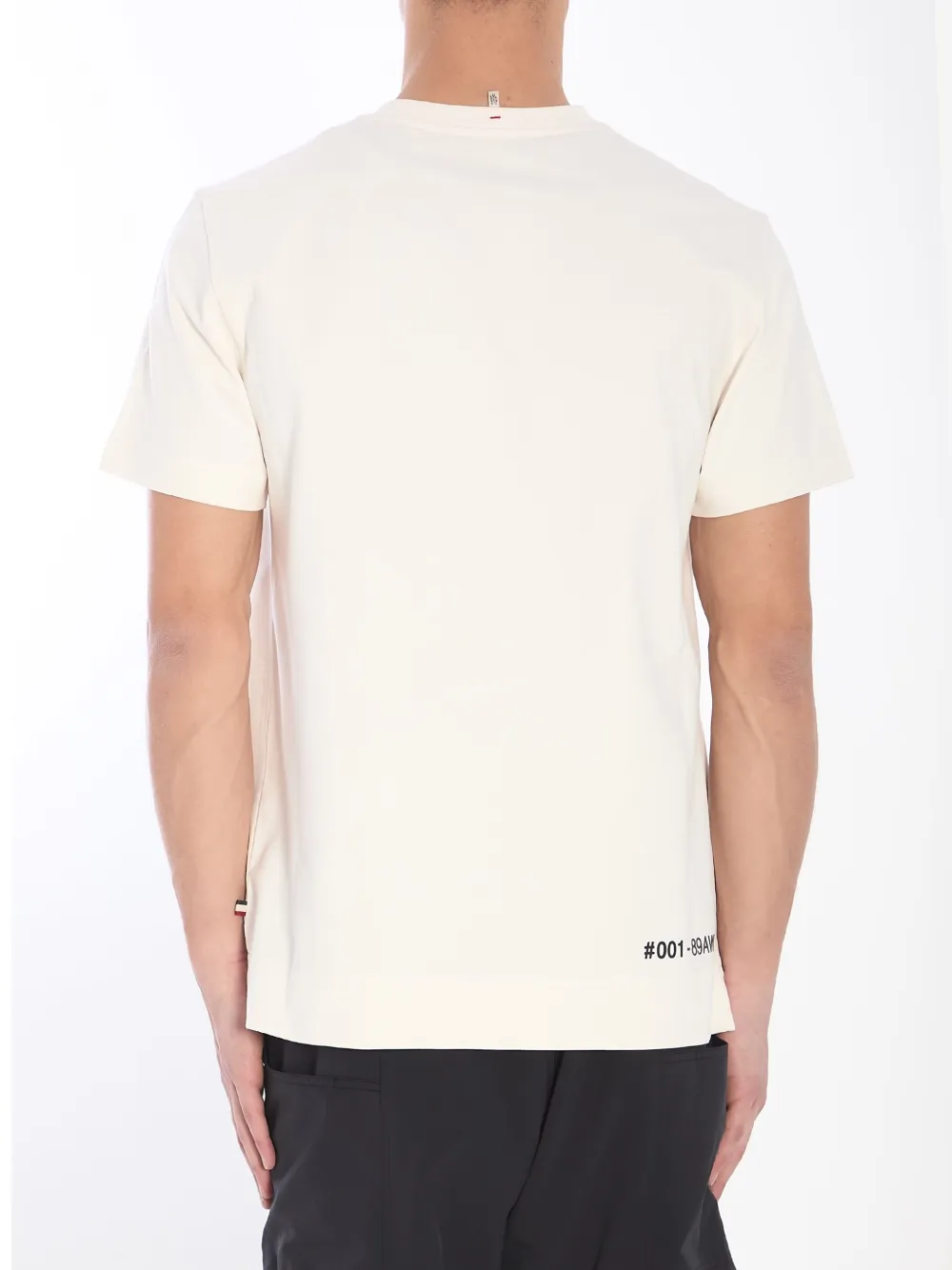 Moncler Grenoble T-shirt met logoprint Beige