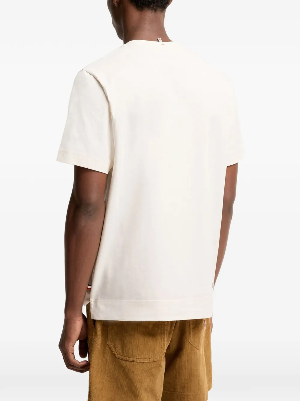 Moncler Grenoble T-shirt met print Wit