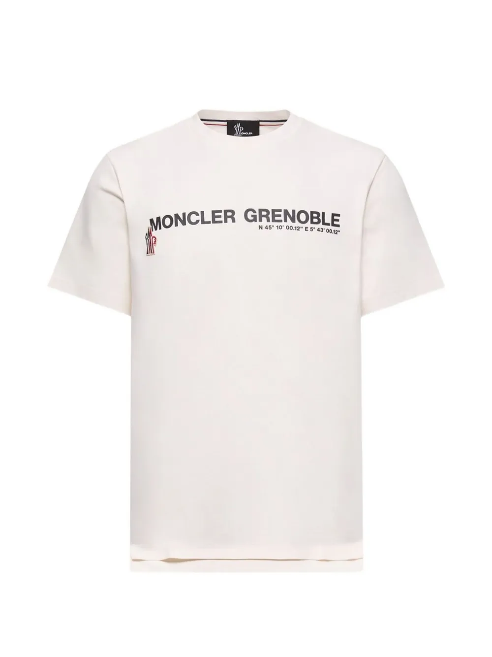 Moncler Grenoble T-shirt met print Wit