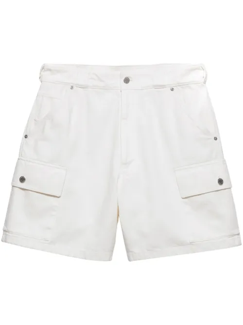 Short à logo triangulaire - Prada - Modalova