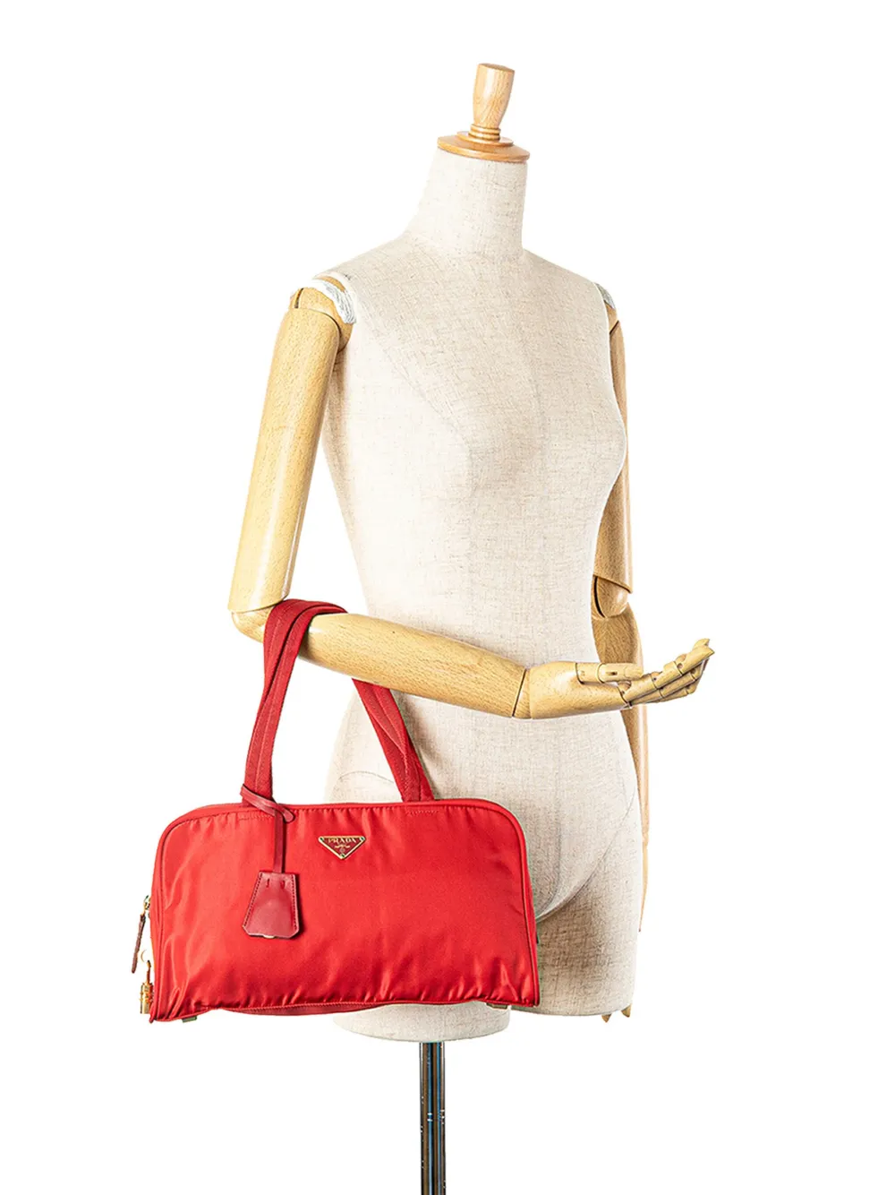 Prada Pre-Owned 2000-2013 Tessuto handtas - Rood