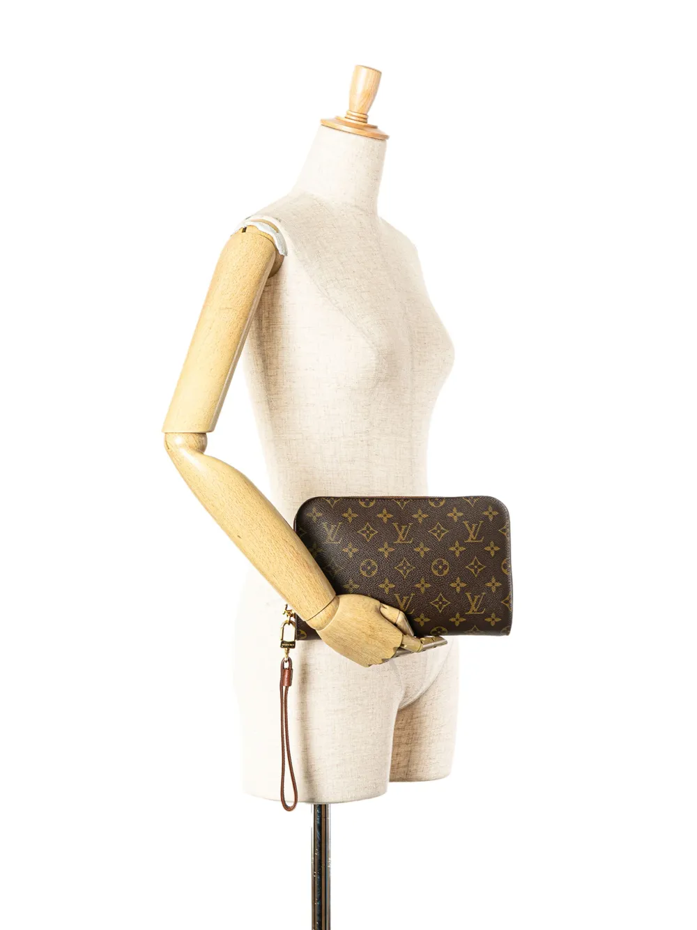 Louis Vuitton Pre-Owned 2002 Orsay clutch met monogram - Bruin