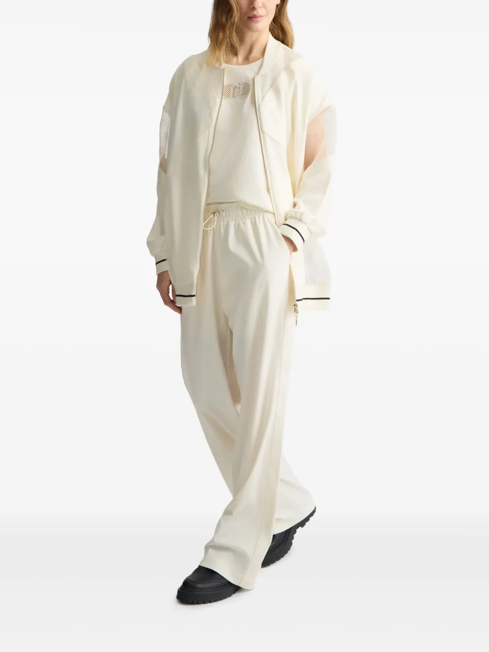 LIU JO monogram-pattern jacket | Varsity Jackets | Image 2