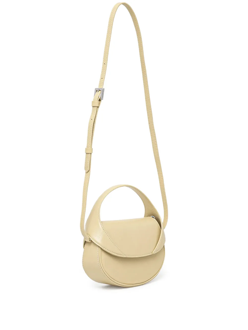 By Far Hari Flap-top Tote Bag In Neutral