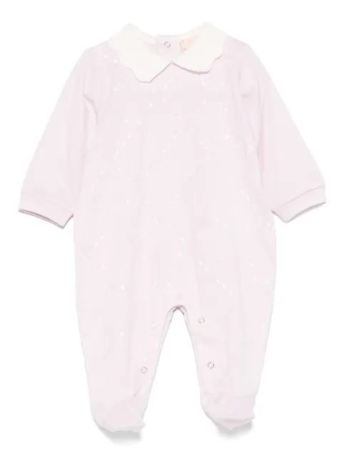 Elisabetta Franchi La Mia Bambina Macacão de bebê com logo bordado