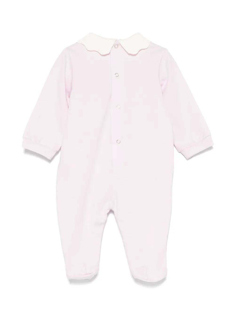 Elisabetta Franchi La Mia Bambina Pyjama met geborduurd logo - Roze