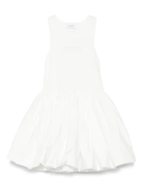Pinko Kids Vestido com logo bordado