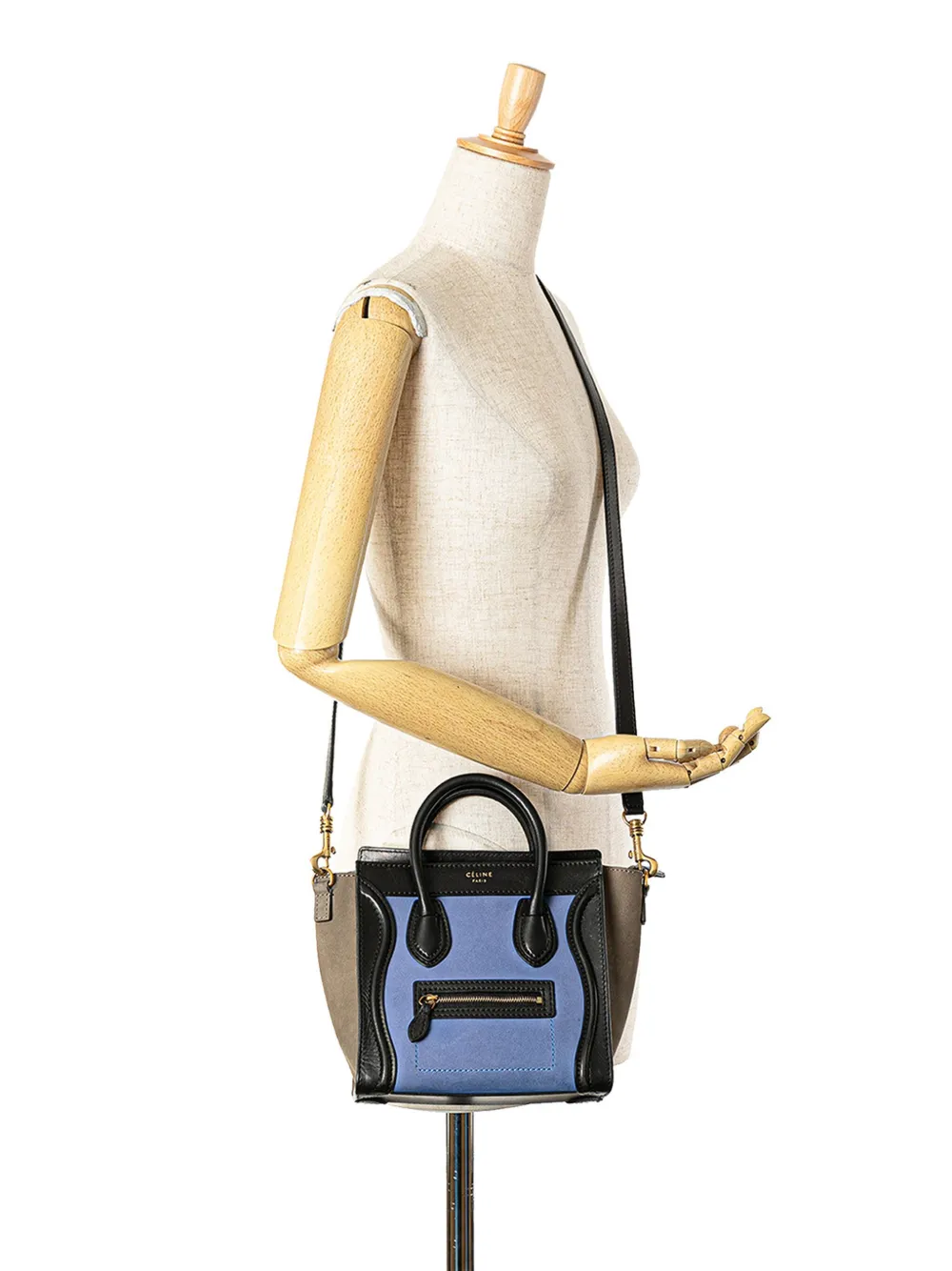 Céline Pre-Owned شنطة عملية سفر جلد صغيرة 3 ألوان بحمالة كتف 2012 | كلاسيكيات | Image 2