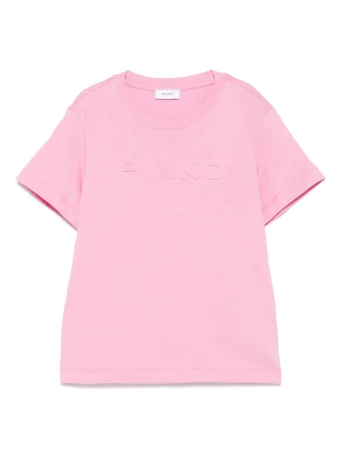 Pinko Kids logo-embossed T-shirt