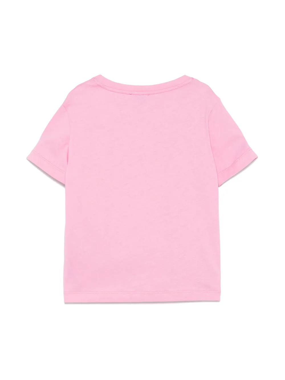 Pinko Kids T-shirt met logo-reliëf - Roze