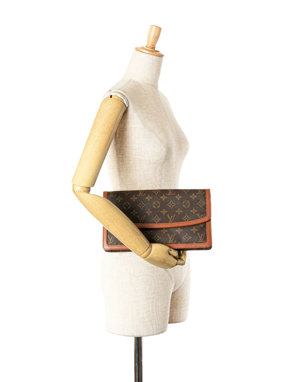 Louis Vuitton Pre-Owned 1990 Monogram Pochette Dame GM clutch - Bruin