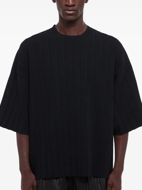 Helmut Lang リブ Tシャツ | ブラック | FARFETCH JP