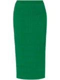 Pleats Please Issey Miyake Jiggly midi skirt - Green