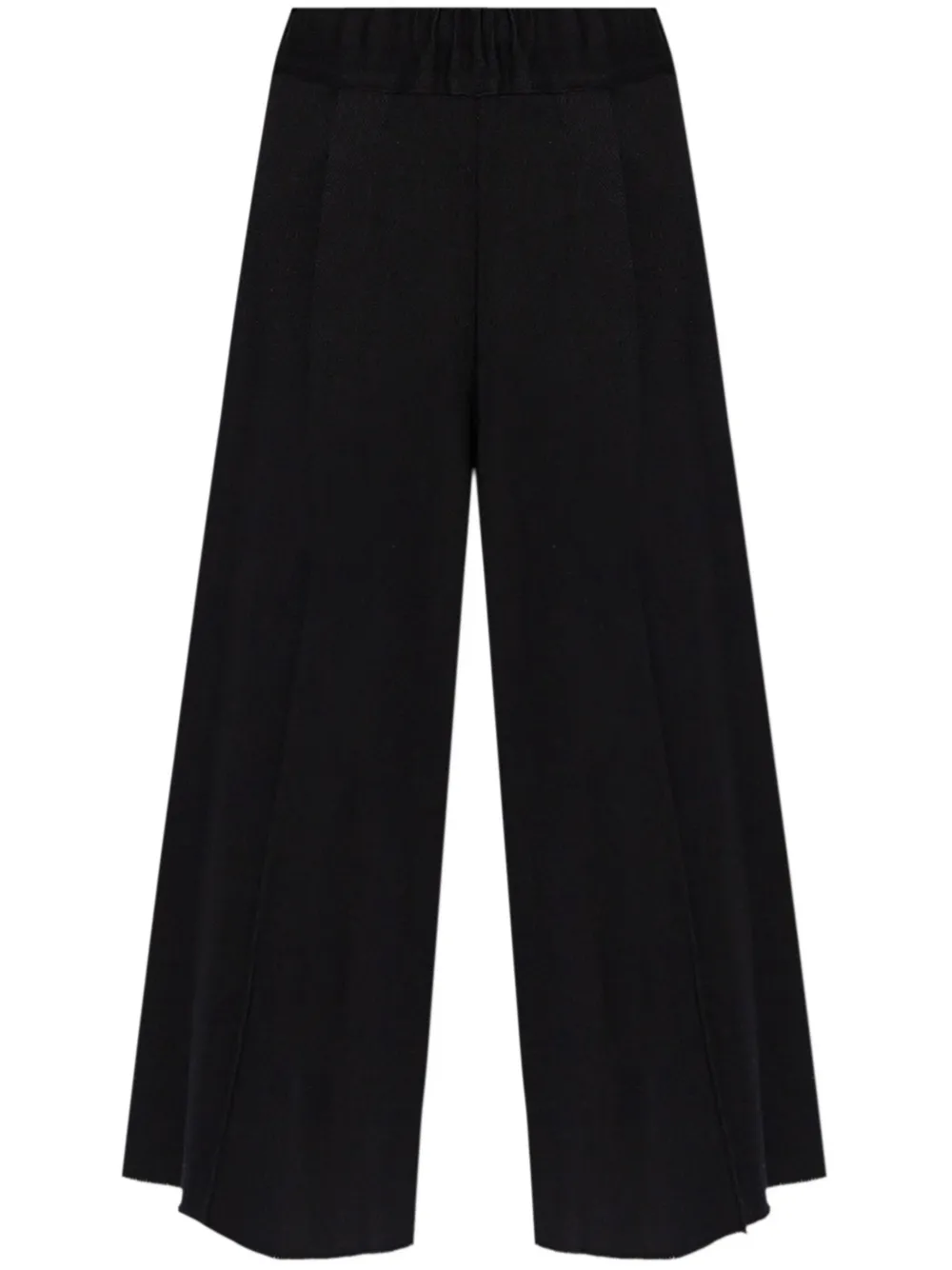 Issey Miyake Broek met wijde pijpen Zwart