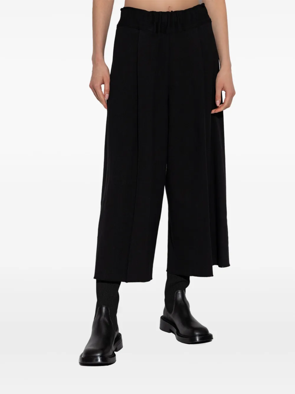 Issey Miyake Broek met wijde pijpen Zwart