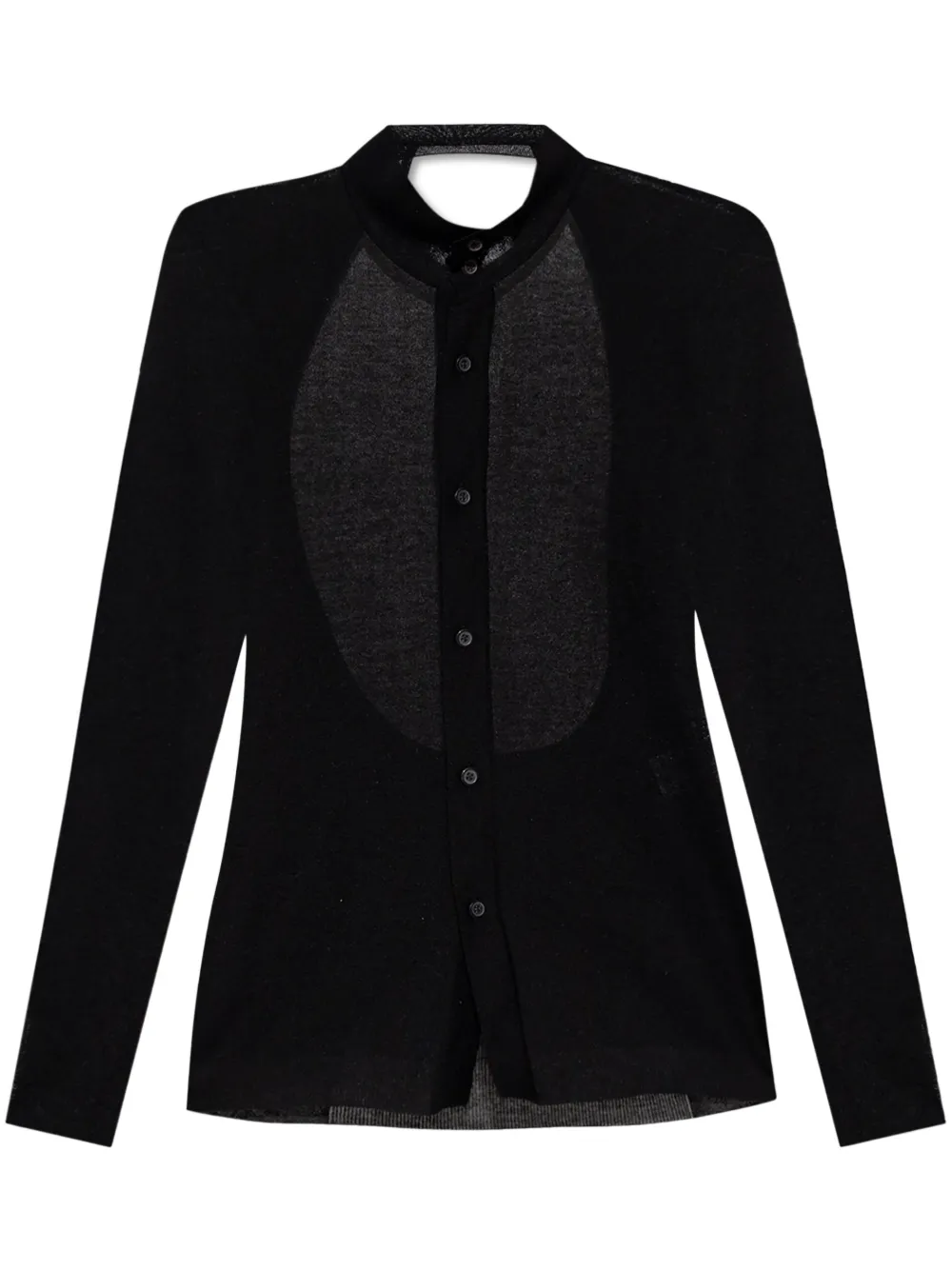 Issey Miyake open-back cardigan | Black | Image 1