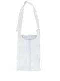 Pleats Please Issey Miyake pleated tote bag - White