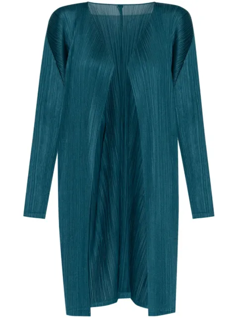 Pleats Please Issey Miyake abrigo plisado
