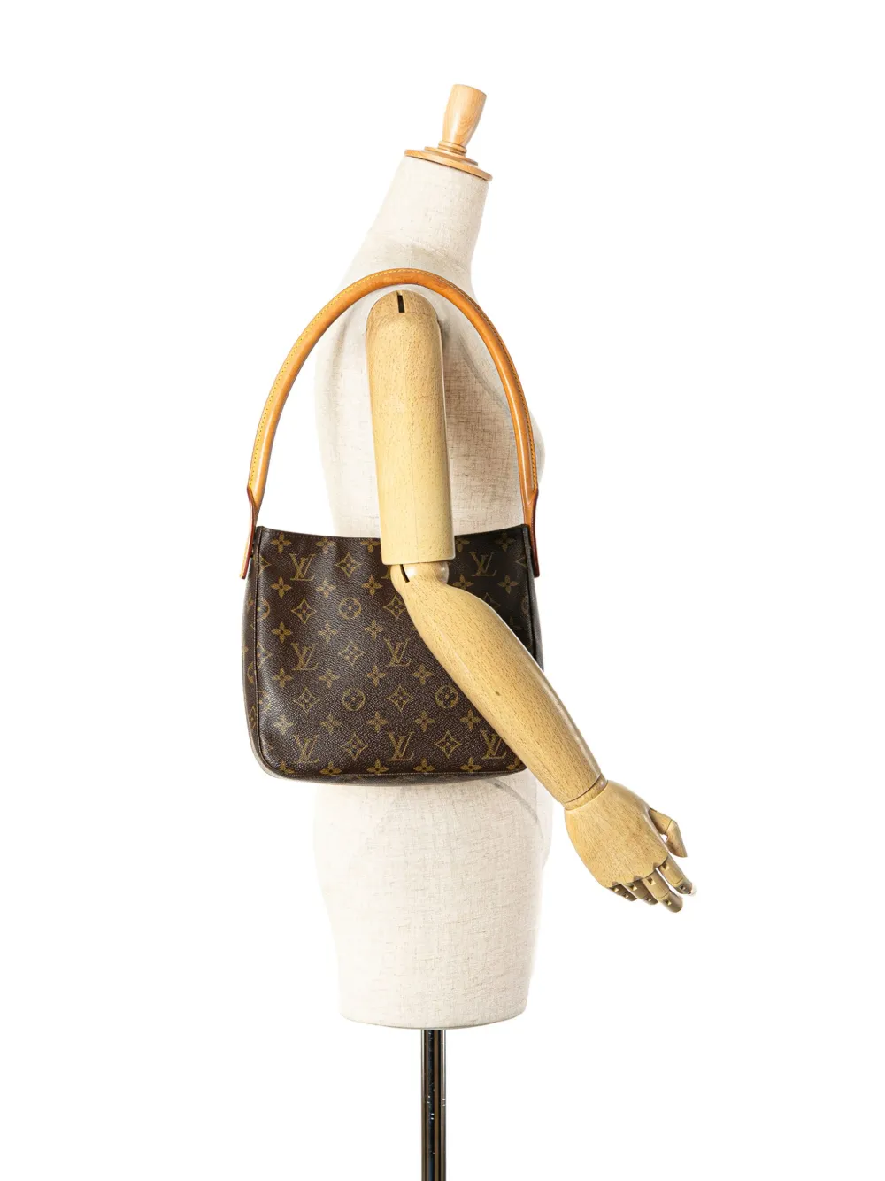 Louis Vuitton Pre-Owned 2001 Monogram Looping MM schoudertas - Bruin