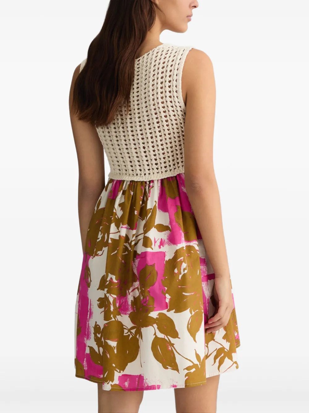 LIU JO Jurk met print Beige